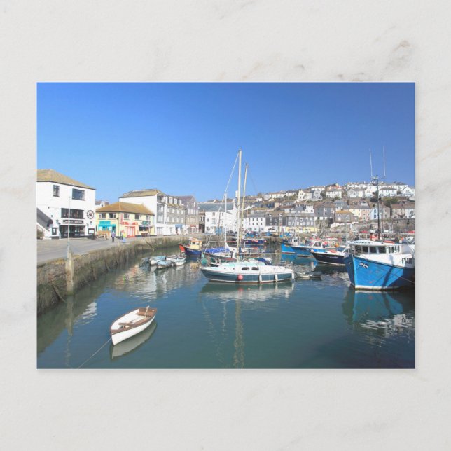 Postal Mevagissey en Cornwall (Anverso)