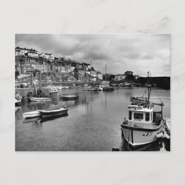 Postal Mevagissey Harbour Cornwall (Anverso)