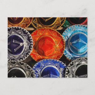 Postal mexicana de sombrero