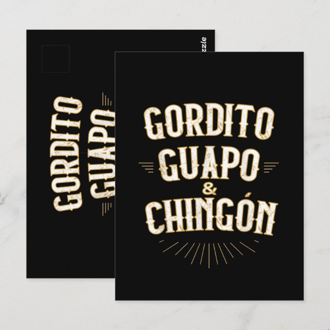 Postal Mexicano divertido en español (Anverso / Reverso)