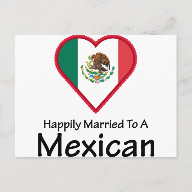 Postal Mexicano Feliz Casado (Anverso)