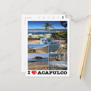Postal México - Acapulco - Amo -