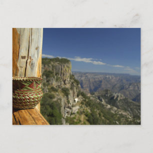 Postal México, Chihuahua, Cañón del Cobre. Vista desde