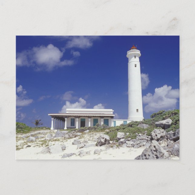 Postal México, Cozumel. Faro de Punta Sur Celarain. (Anverso)