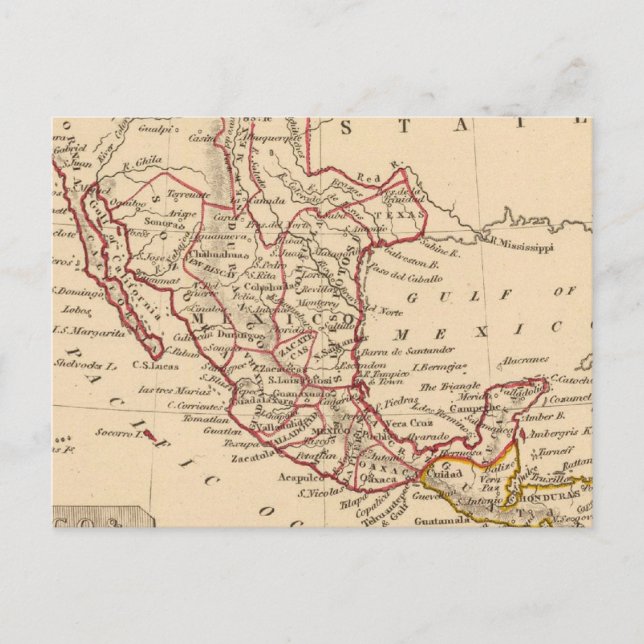 Postal México, Guatemala (Anverso)