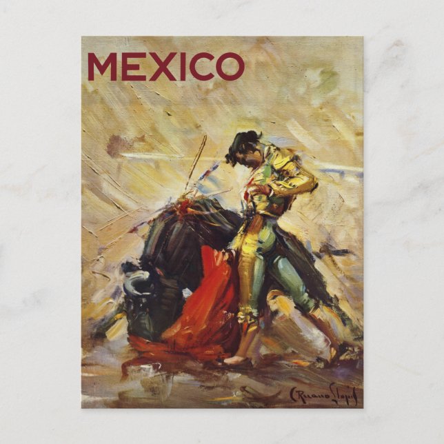 Postal México Matador (Anverso)