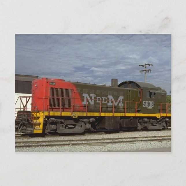 Postal México, N De M Alco RS-1 diesel (Anverso)