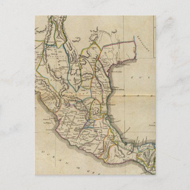 Postal México o Nueva España (Anverso)