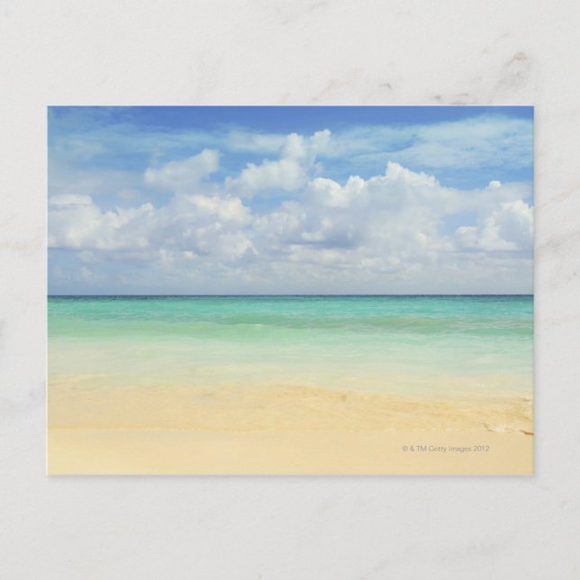 Postal México, Playa del Carmen, paisaje marino 2 (Anverso)