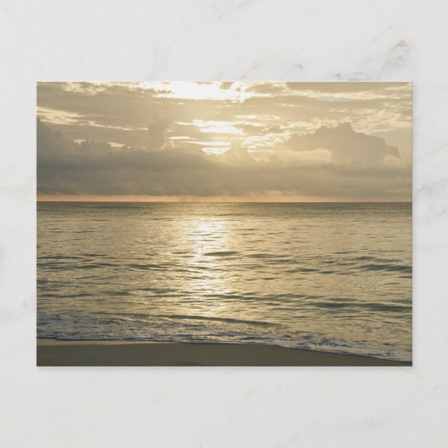 Postal México, Playa del Carmen, paisaje marino 3 (Anverso)