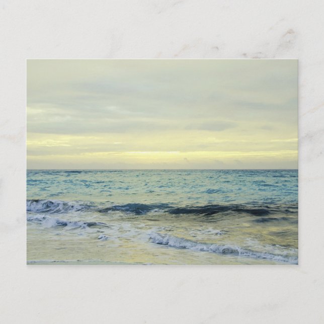 Postal México, Playa del Carmen, paisaje marino 5 (Anverso)