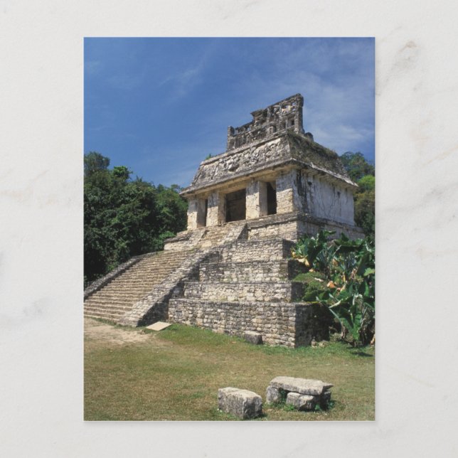 Postal México, provincia de Chiapas, Palenque. Templo de (Anverso)