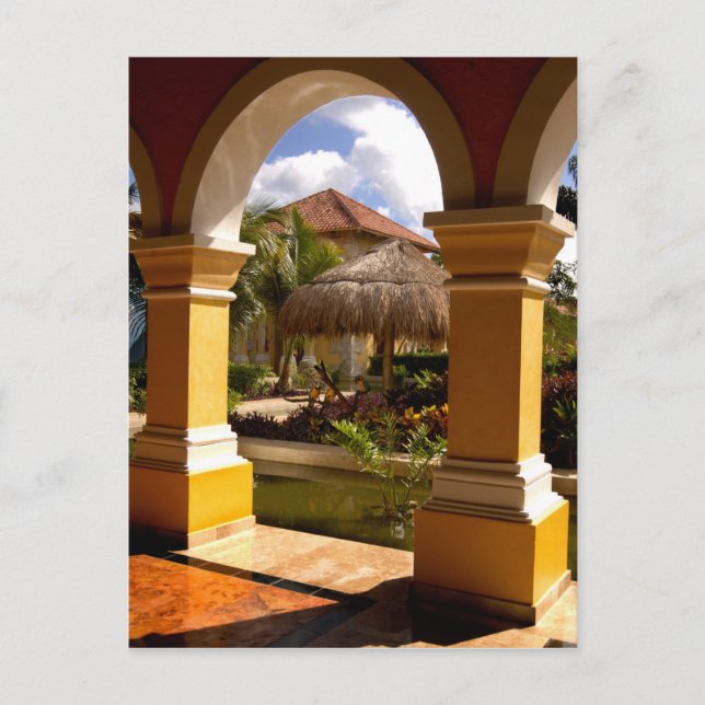 Postal México, Riviera Maya, arquitectura en Iberostar (Anverso)