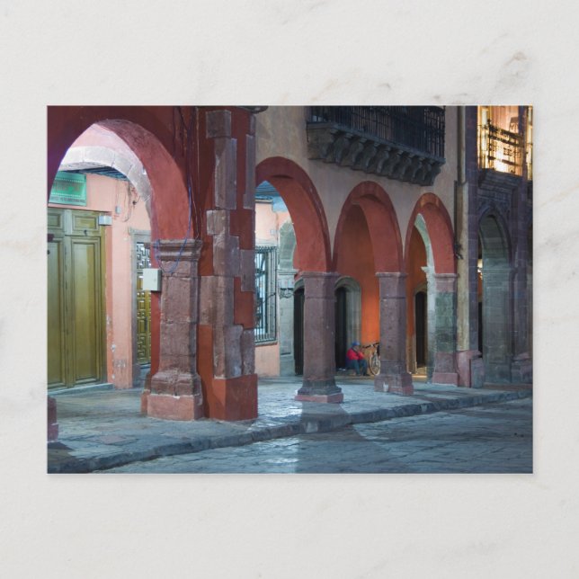 Postal México, San Miguel de Allende, El Jardín, (Anverso)