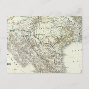 Postal México, Texas, California, América del Norte