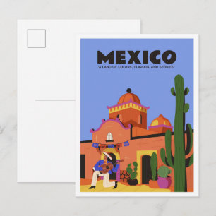 Postal México Tierra de Colores, Sabores y Historias