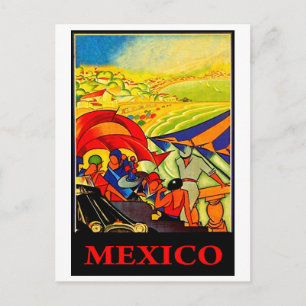 Postal México, viaje vintage