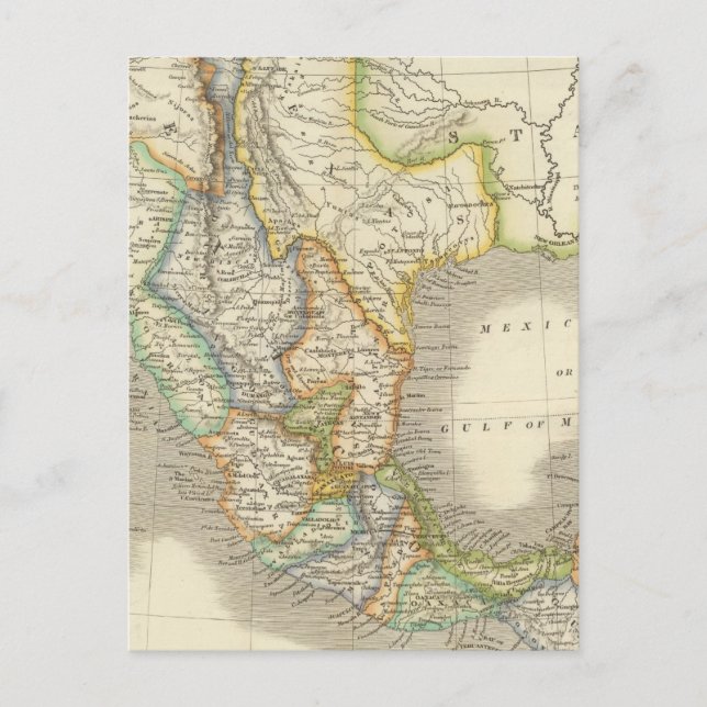 Postal México y Guatamala (Anverso)