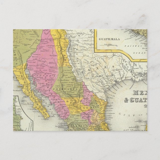 Postal México y Guatemala (Anverso)