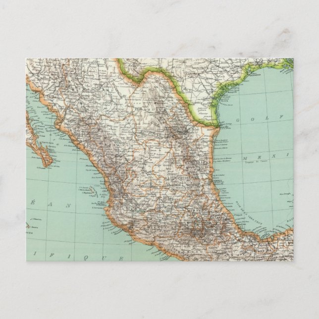 Postal México y Guatemala 3 (Anverso)