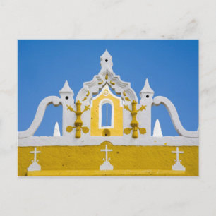 Postal México, Yucatán, Izamal. El Convento Franciscano 3