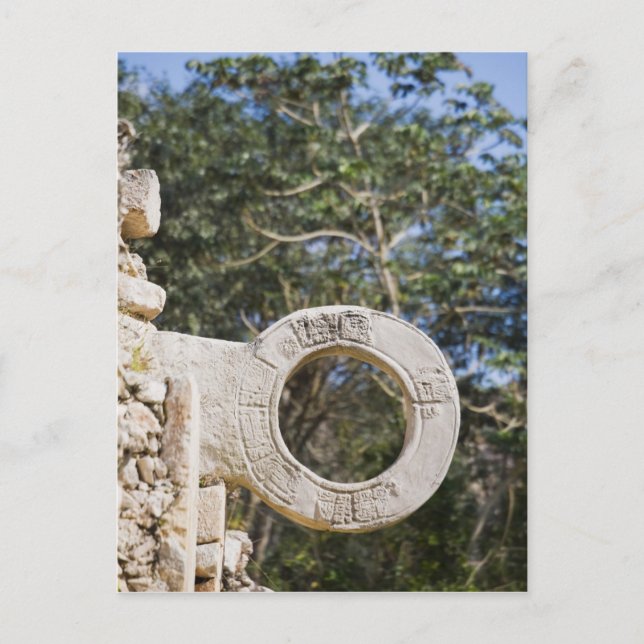 Postal México, Yucatán, Uxmal. Uxmal, una gran (Anverso)