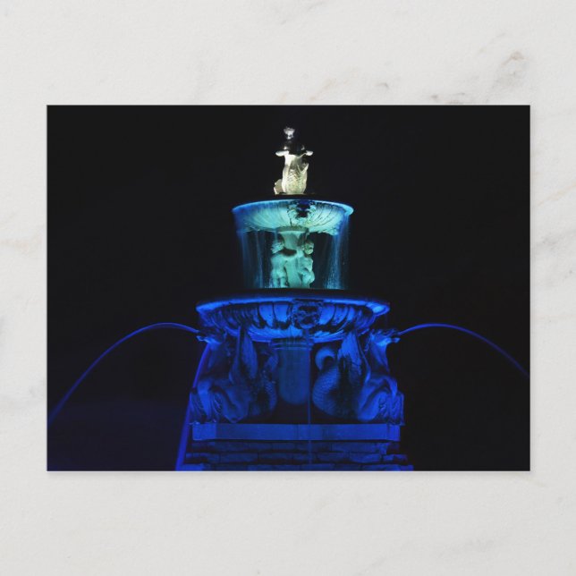 Postal Meyer Circle Sea Horse Fountain, Kansas City (Anverso)