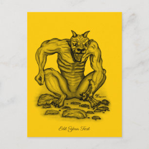 Postal Mezcla de Creatura - Troll, Golem y Devil