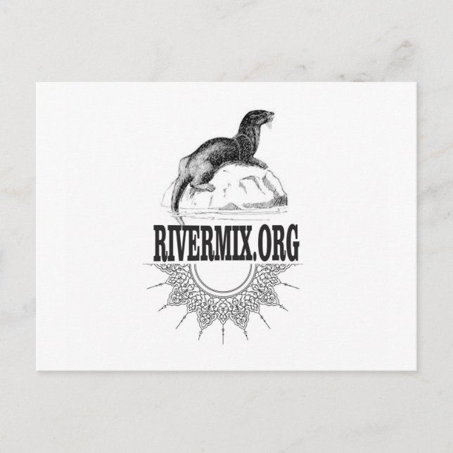 Postal mezcla de río de nutria (Anverso)