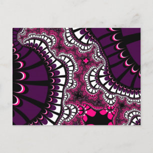 Postal Mezcla morada y rosa