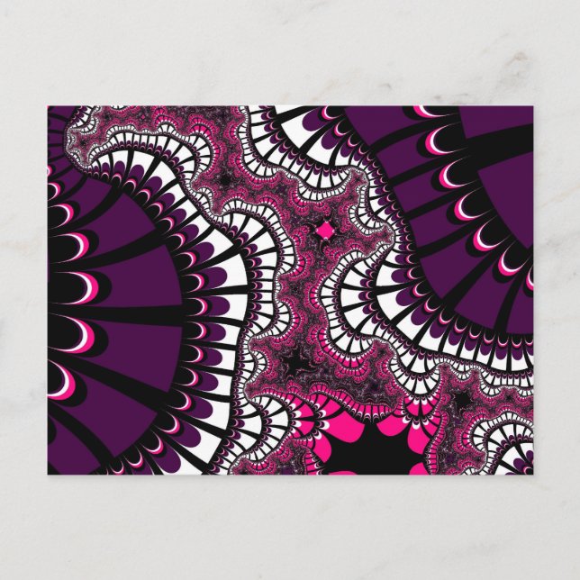 Postal Mezcla morada y rosa (Anverso)