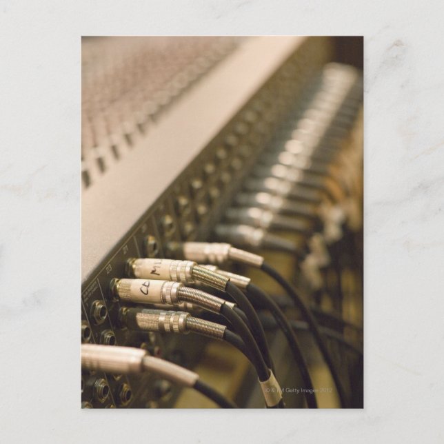 Postal Mezclador de sonido (Anverso)