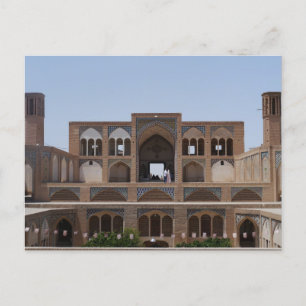 Postal Mezquita Agha Bozorg, Kashan, Irán