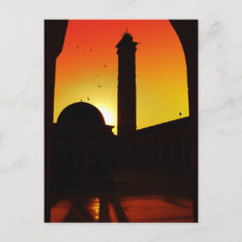 Postal Mezquita al atardecer, Damasco, Siria