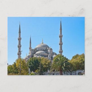 Postal Mezquita Azul de Estambul