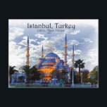 Postal Mezquita Azul- Estambul<br><div class="desc">Mezquita Azul de Estambul</div>