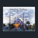 Postal Mezquita Azul- Estambul<br><div class="desc">Mezquita Azul de Estambul</div>