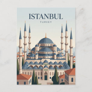 Postal Mezquita Azul Turquía