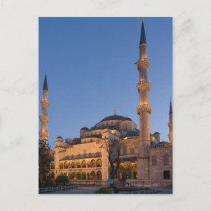Postal Mezquita Azul, zona de Sultanhamet, Estambul, Turq