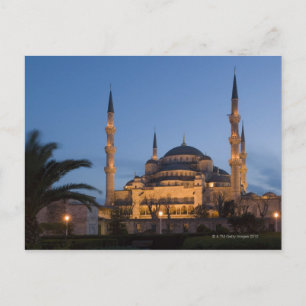Postal Mezquita Azul, zona de Sultanhamet, Estambul, Turq