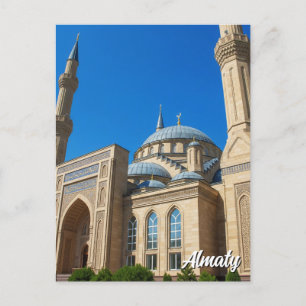 Postal Mezquita Beiken Almaty Kazajistán Viaja