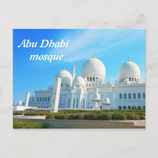 Postal Mezquita de Abu Dhabi