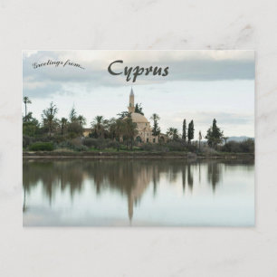 Postal Mezquita de Hala Sulta Tekke Lago Salado Larnaca C