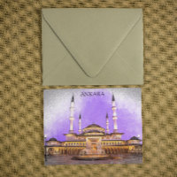 Mezquita de Kocatepe de Ankara Turkey