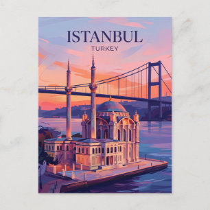 Postal Mezquita de Ortaköy Turquía