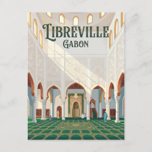 Postal Mezquita de Sultan Qaboos (Libreville) Gabón