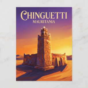 Postal Mezquita del Viernes Mauritania