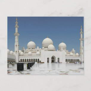 Postal Mezquita en Abu Dhabi