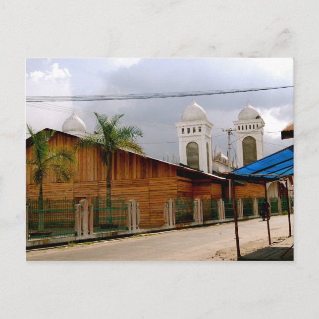 Postal Mezquita en Kumai, Kalimantan (Anverso)