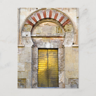 Postal Mezquita Gold Door Córdoba